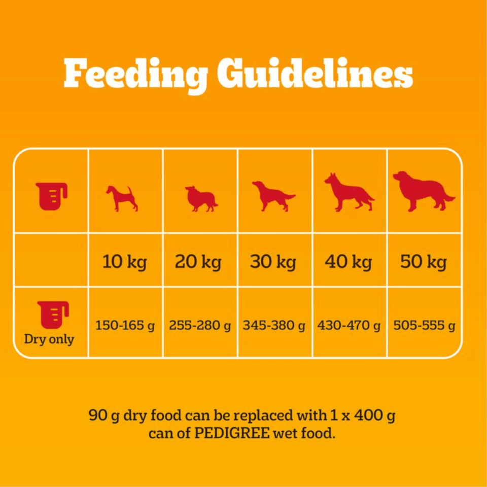 Pedigree Adult Dog Food | Beef & Vegetables
