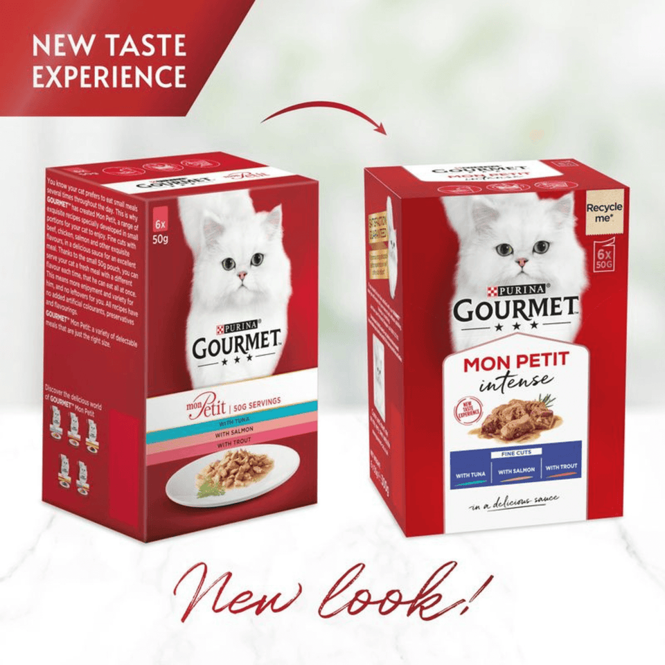 Gourmet Mon Petit Cat Food | Variety Wet Pouches